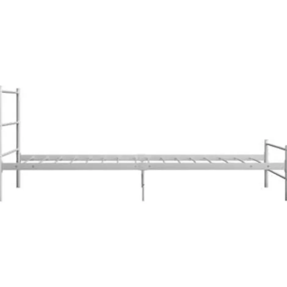 vidaXL - Bedframe - Wit - Metaal - 100 x 200 cm