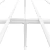 vidaXL - Bedframe - Wit - Staal - 120 x 200 cm