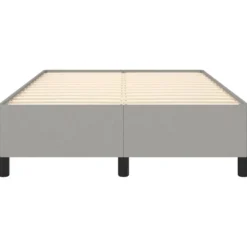 vidaXL - Bed frame zonder matras - Lichtgrijs - Stof - 120x200 cm