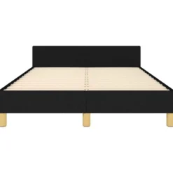 vidaXL - Bed frame zonder matras - Zwart - Stof - 120x200 cm
