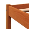 vidaXL - Bed frame zonder matras - Wasbruin - Massief grenenhout - 90x200 cm