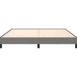 vidaXL - Bed frame zonder matras - Donkergrijs - Stof - 160x200 cm