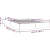 vidaXL - Bed frame zonder matras - Massief hout - 120x200 cm
