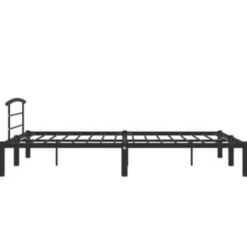 vidaXL - Bed frame - Zwart - Metaal - 120x200 cm