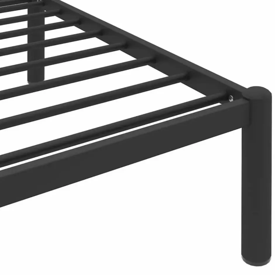 vidaXL - Bed frame - Zwart - Metaal - 120x200 cm