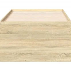 vidaXL - Bed met lades - Bruin - Hout - 90 x 200 cm - Zonder matras