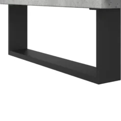 vidaXL - Betongrijs Kolomkast met 2 deuren 2 vakken - Hout - 30x30x190 cm