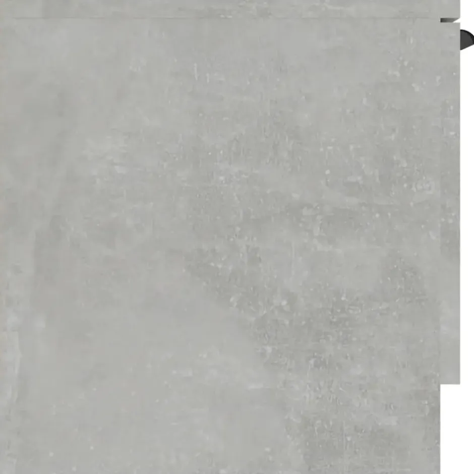 vidaXL - Betongrijs TV-meubel met 3 deuren - Bewerkt hout - 102x35x36,5 cm