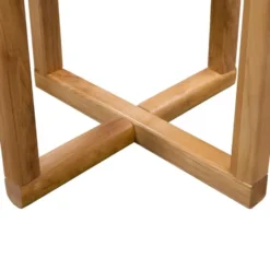 vidaXL - Bijzettafel - Bruin - Hout
