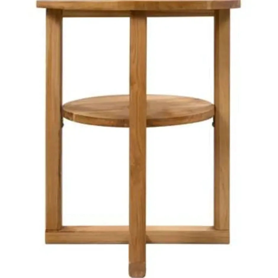 vidaXL - Bijzettafel - Bruin - Hout
