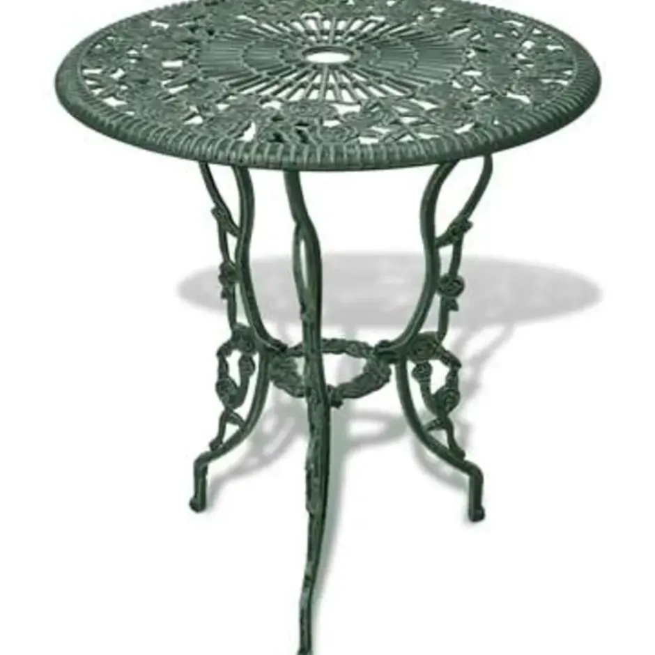 vidaXL - Bistroset Bistrosets - Groen - Aluminium