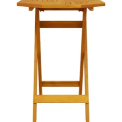 vidaXL - Bistroset - Bruin - Acaciahout - 60 cm - 3 stuks