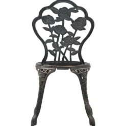 vidaXL - Bistroset - Bruin - Aluminium