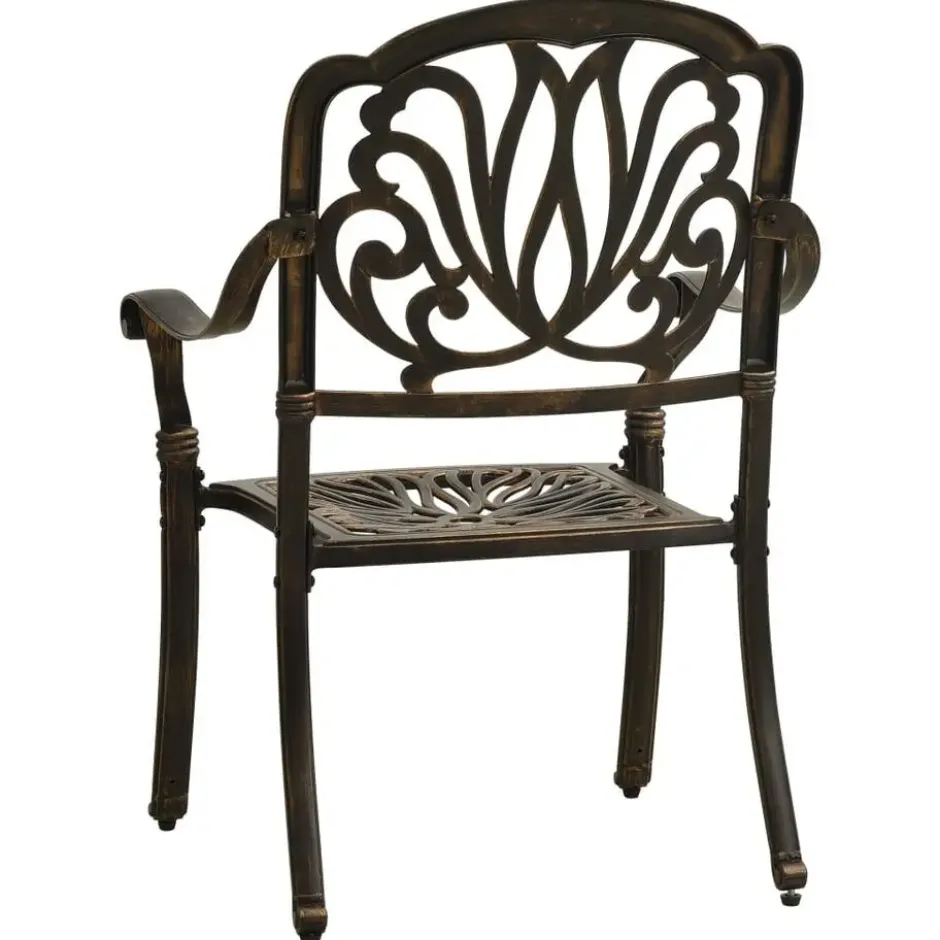 vidaXL - Bistroset - Bruin - Aluminium