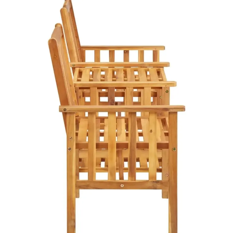 vidaXL - Bistroset - Bruin - Hout