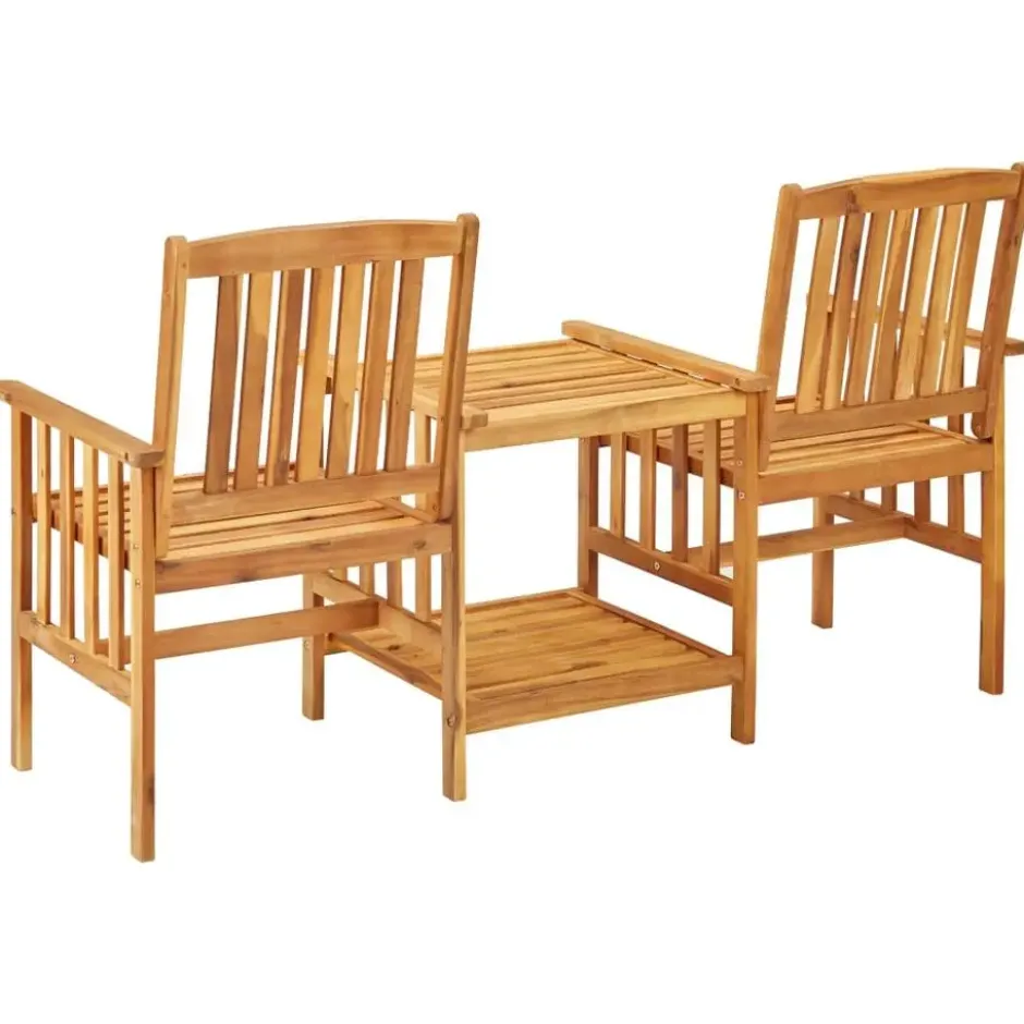 vidaXL - Bistroset - Bruin - Hout