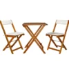 vidaXL - Bistro Set - Bruin - Hout