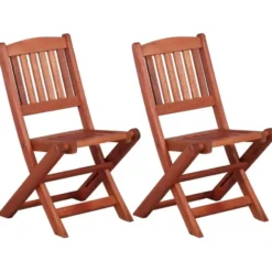vidaXL - Bistroset voor kinderen - Bruin - Hout - 3 stuks