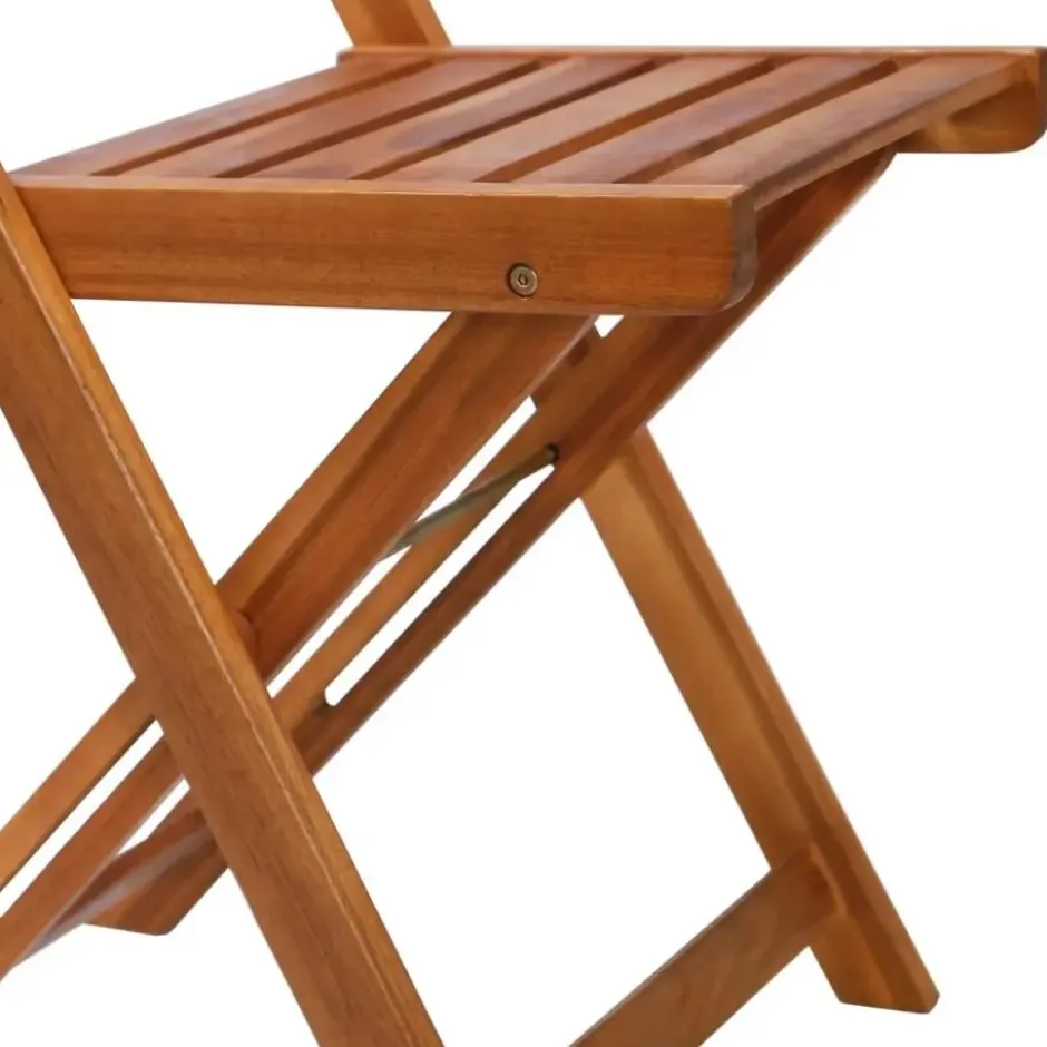 vidaXL - Bistrostoel - Bruin - Hout - 2 stuks