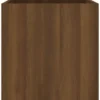 vidaXL - Bloembak - Bruin - Bewerkt hout