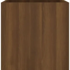 vidaXL - Bloembak - Bruin - Bewerkt hout