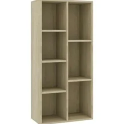 vidaXL - Boekenkast - Bruin - Bewerkt hout