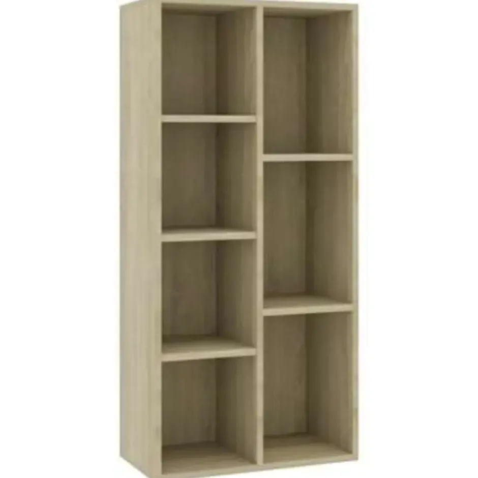 vidaXL - Boekenkast - Bruin - Bewerkt hout