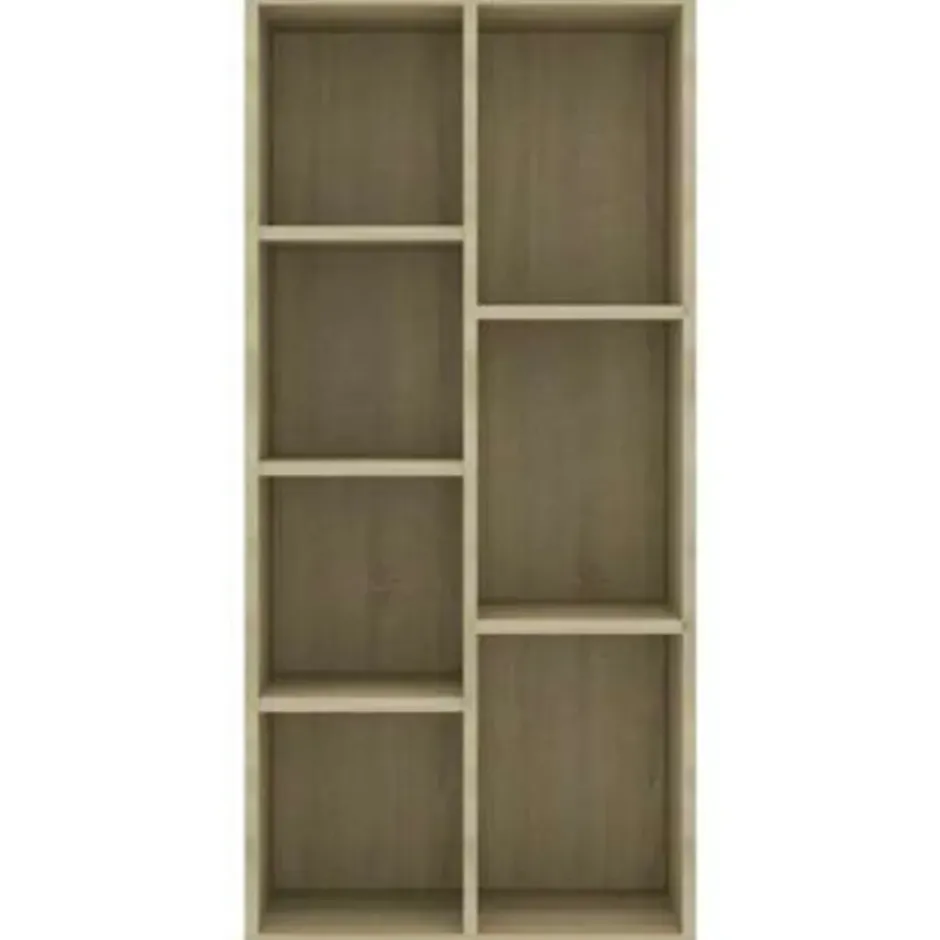 vidaXL - Boekenkast - Bruin - Bewerkt hout