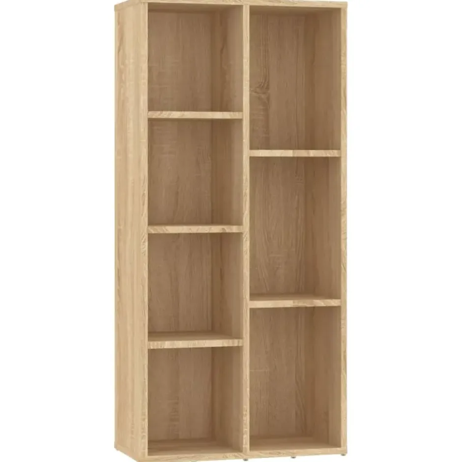 vidaXL - Boekenkast - Bruin - Bewerkt hout