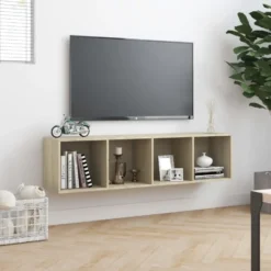 vidaXL - Boekenkast - Bruin - Bewerkt hout