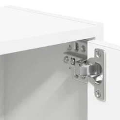 vidaXL - Boekenkast met 3 deuren voor woonkamers - Wit - Hout - 40x24x77 cm
