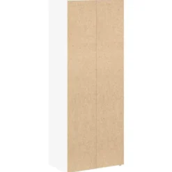vidaXL - Boekenkast met 4 deuren voor woonkamers - Wit - Hout - 40x24x102 cm