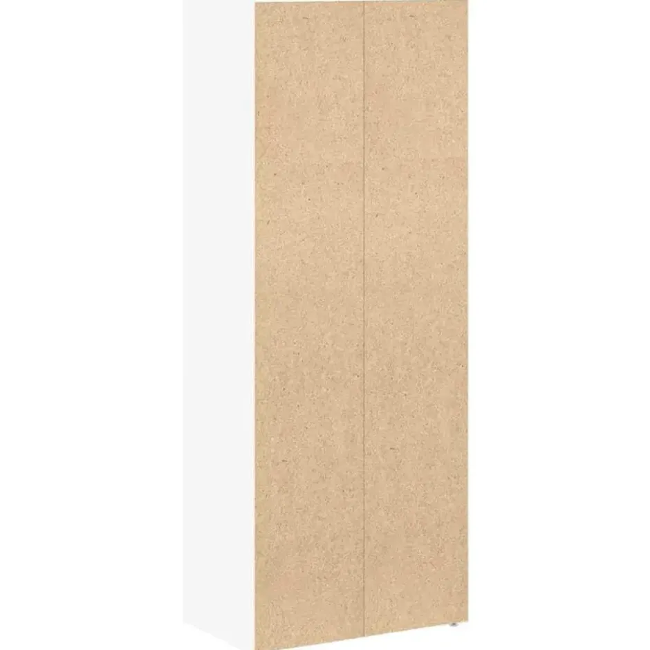vidaXL - Boekenkast met 4 deuren voor woonkamers - Wit - Hout - 40x24x102 cm