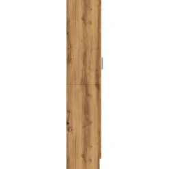 vidaXL - Boekenkast met schappen en 2 deuren - Artisan eiken - 82.5x30.5x150 cm