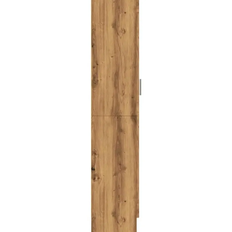 vidaXL - Boekenkast met schappen en 2 deuren - Artisan eiken - 82.5x30.5x150 cm