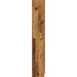 vidaXL - Boekenkast met schappen en 2 deuren - Oud hout - 82.5x30.5x185 cm