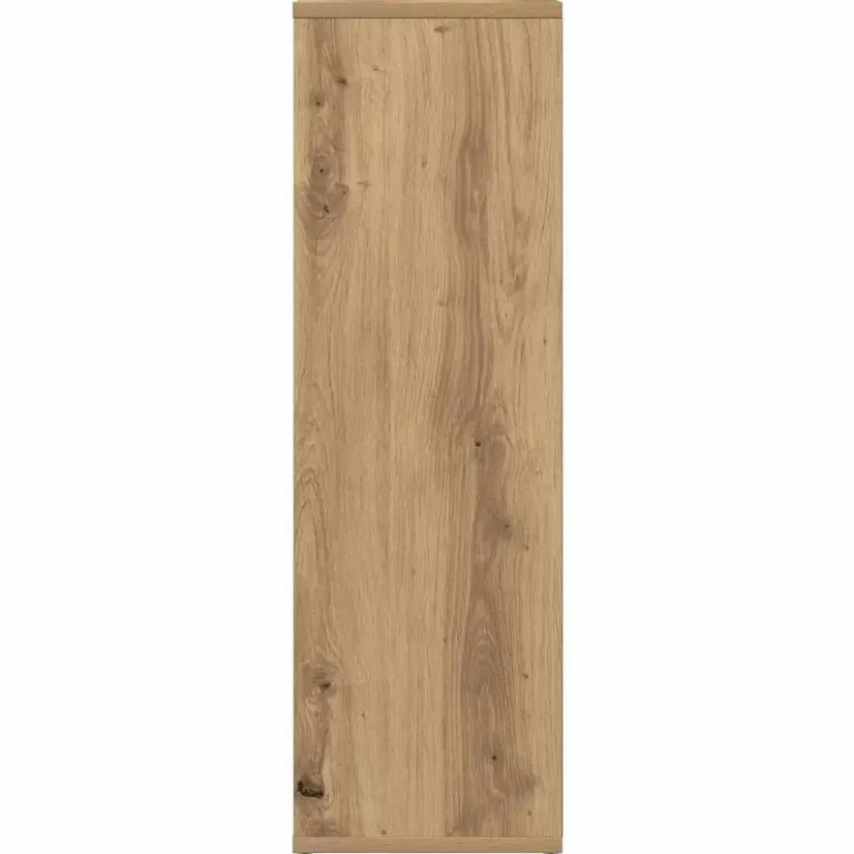 vidaXL - Boekenkast met 5 vakken - Artisanaal eiken - Bewerkt hout - 50x25x80 cm