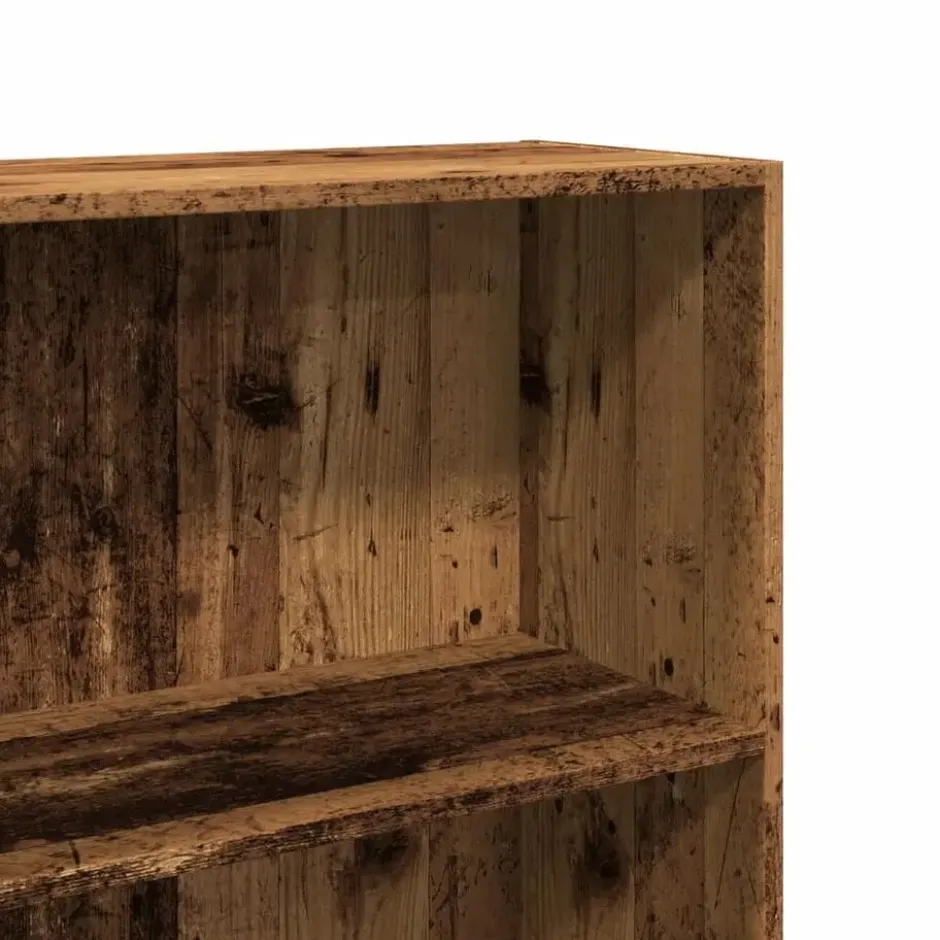 vidaXL - Boekenkast met 5 vakken voor woonkamers - Oud hout - 60x30x189 cm