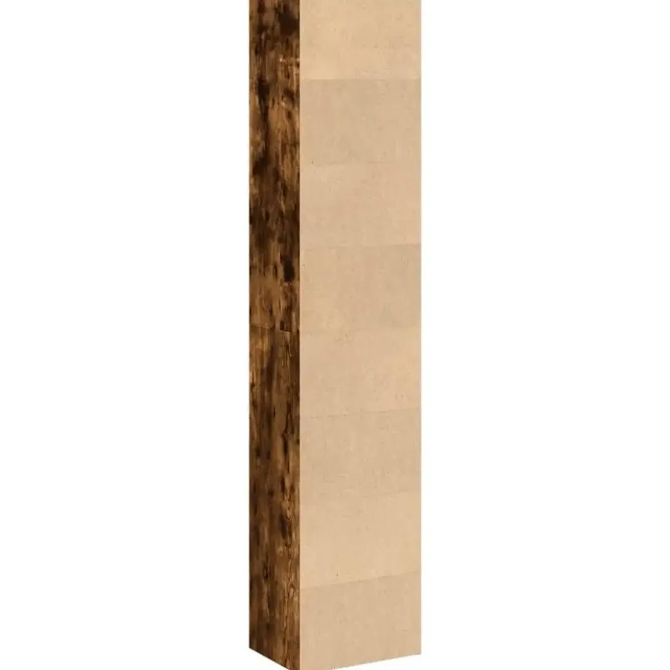 vidaXL - Boekenkast met 5 vakken voor woonkamers - Gerookt eiken - 40x30x189 cm