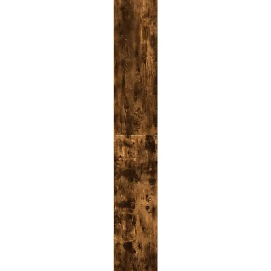 vidaXL - Boekenkast met 5 vakken voor woonkamers - Gerookt eiken - 60x30x189 cm