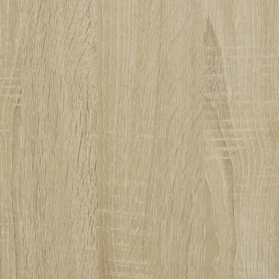 vidaXL - Boekenkast met 3 vakken - Sonoma eiken - Bewerkt hout - 80x24x109 cm