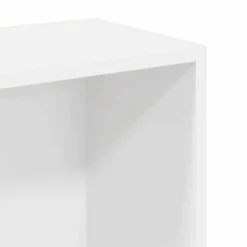vidaXL - Boekenkast met 3 vakken - Wit - Bewerkt hout - 80x24x109 cm