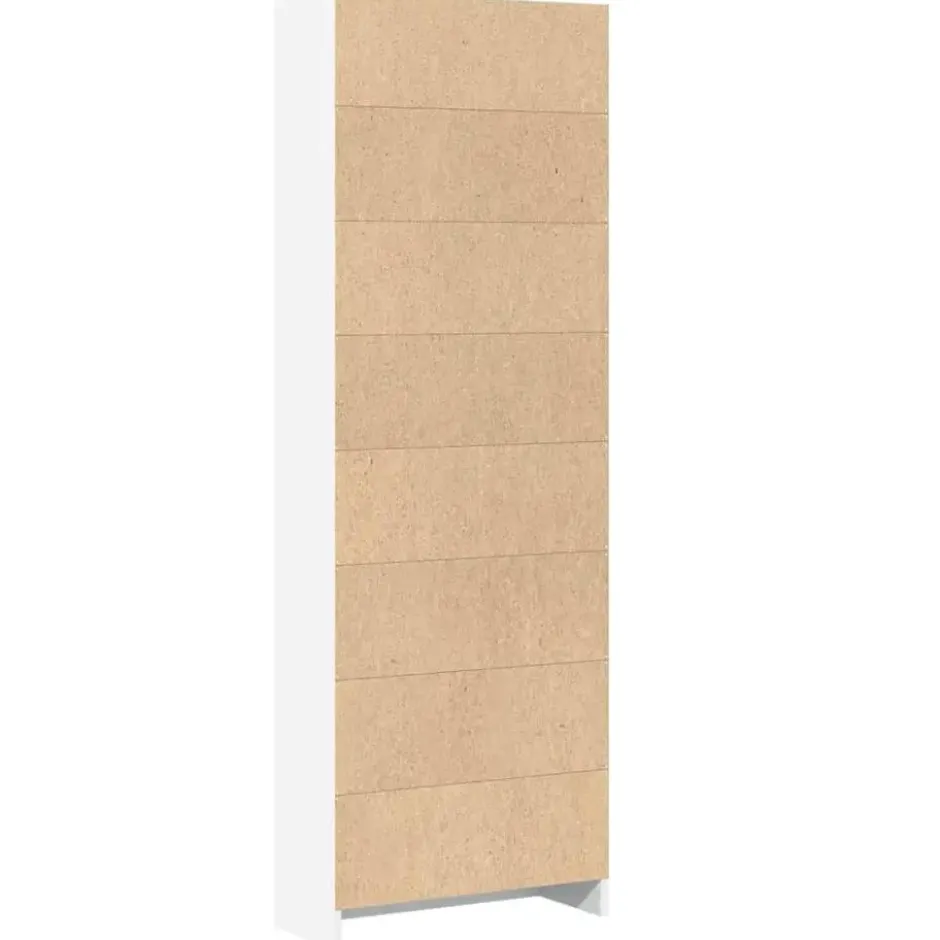 vidaXL - Boekenkast met 5 vakken voor kantoor - Wit - Hout - 60x24x176 cm