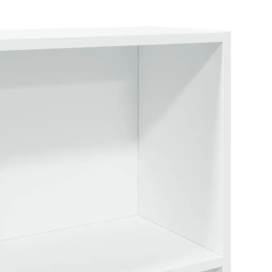 vidaXL - Boekenkast met 5 vakken voor kantoor - Wit - Hout - 60x24x176 cm