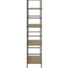 VIDAXL Boekenkast 4 schappen 60x27,6x124,5 cm spaanplaat eikenkleurig