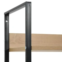 VIDAXL Boekenkast 4 schappen 60x27,6x124,5 cm spaanplaat eikenkleurig