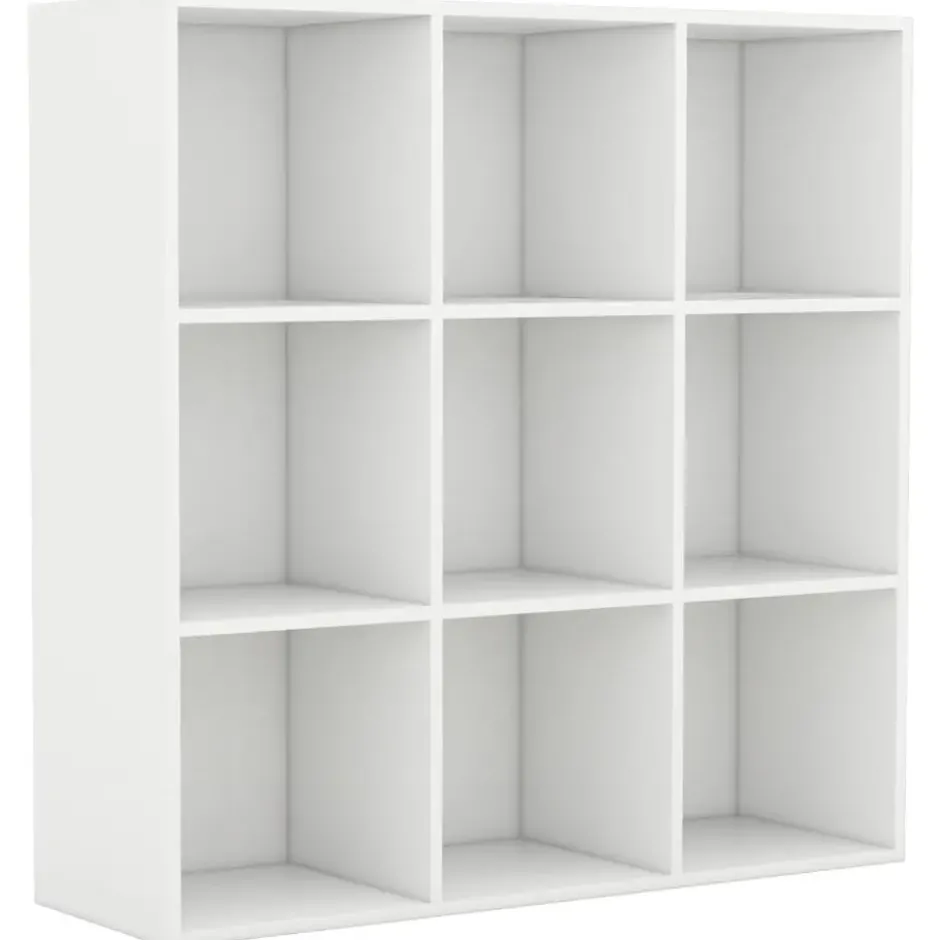 vidaXL - Boekenkast - Wit - Bewerkt hout