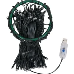 vidaXL - Boomverlichting - Blauw - PVC - 500 cm