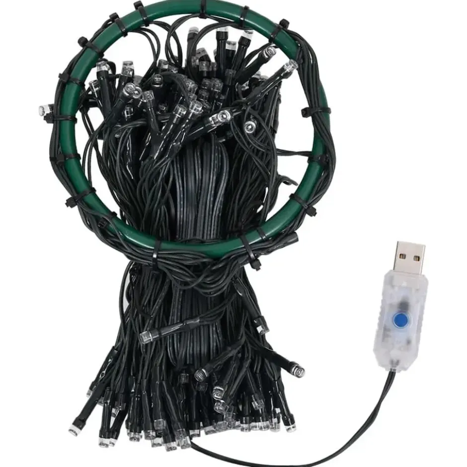 vidaXL - Boomverlichting - Blauw - PVC - 500 cm