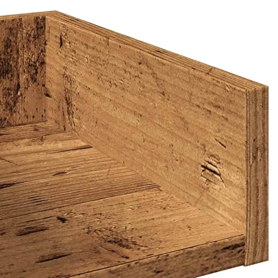 vidaXL - Boomvormige boekenplank met 13 vakken - Oud hout - 86x25.5x140 cm